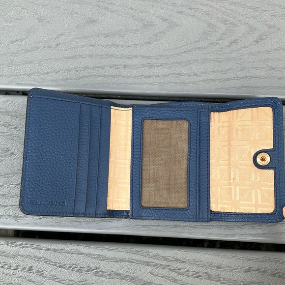 Lodis Women’s Leather Tři-fold Wallet Blue - Picture 5 of 10